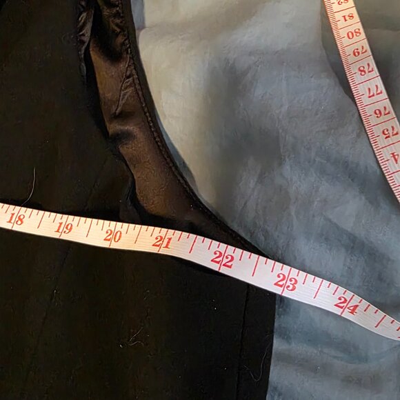 Long Black Vest with Tie Up Belt from Torrid, size 2 - Picture 5 of 9